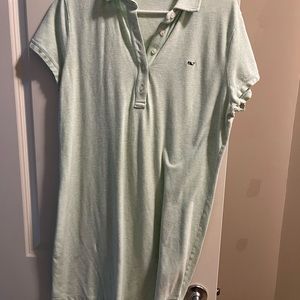 Vineyard vines mint green polo dress. Size LARGE